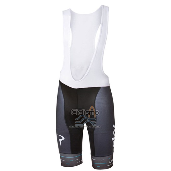 Sky Ropa Ciclismo Culotte Corto 2017 Mangas Cortas Negro y Azul Claro